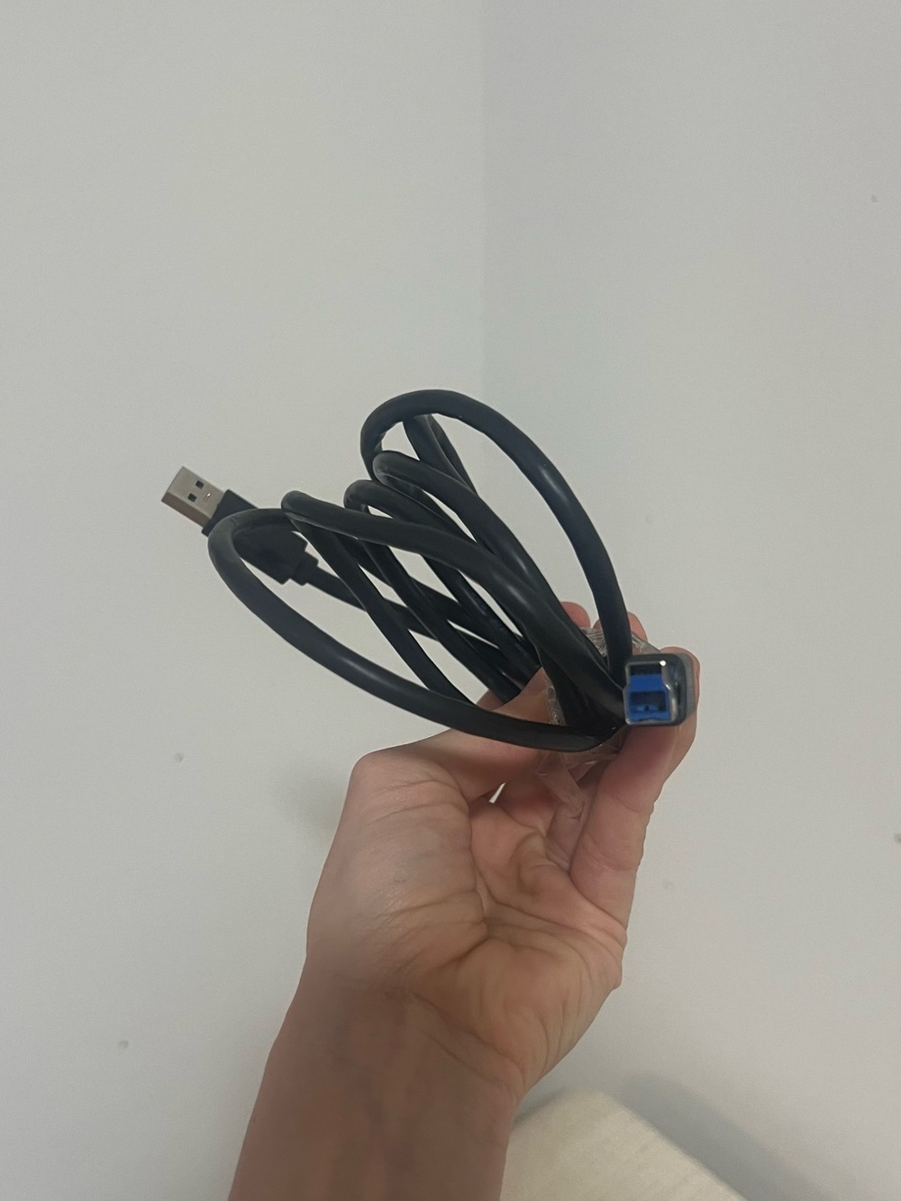 USB 3.0 A to B Cable - 6ft Black Printer/Monitor Cable
